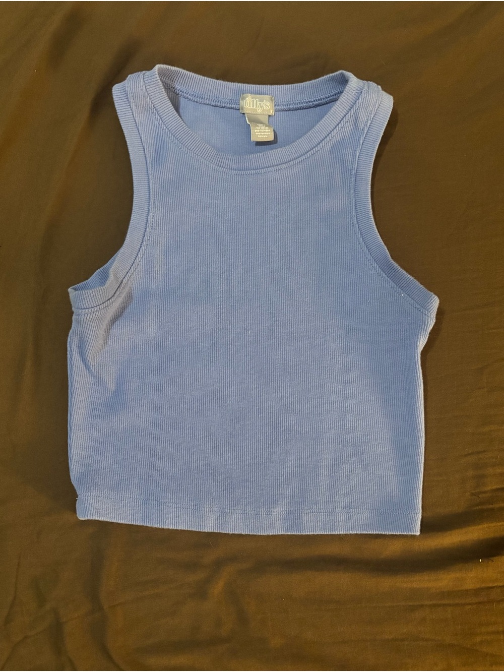 Tilly’s Light Periwinkle Ribbed Tank Top